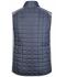 Herren Men's Knitted Hybrid Vest Light-melange/anthracite-melange 10458