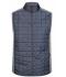 Herren Men's Knitted Hybrid Vest Light-melange/anthracite-melange 10458