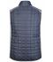 Men Men's Knitted Hybrid Vest Light-melange/anthracite-melange 10458