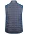 Men Men's Knitted Hybrid Vest Royal-melange/anthracite-melange 10458