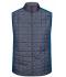Men Men's Knitted Hybrid Vest Royal-melange/anthracite-melange 10458