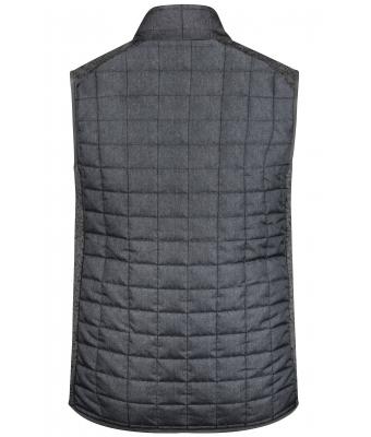 Heren Men's Knitted Hybrid Vest Grijs-melange/antraciet-melange 10458