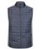 Men Men's Knitted Hybrid Vest Light-melange/anthracite-melange 10458