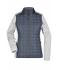 Ladies Ladies' Knitted Hybrid Jacket Light-melange/anthracite-melange 10459