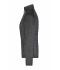 Dames Ladies' Knitted Hybrid Jacket Grijs-melange/antraciet-melange 10459