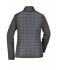 Dames Ladies' Knitted Hybrid Jacket Grijs-melange/antraciet-melange 10459