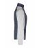 Dames Ladies' Knitted Hybrid Jacket Licht melange/antraciet-melange 10459