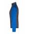 Dames Ladies' Knitted Hybrid Jacket Royal-melange/antraciet-melange 10459