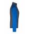 Dames Ladies' Knitted Hybrid Jacket Royal-melange/antraciet-melange 10459