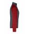 Ladies Ladies' Knitted Hybrid Jacket Red-melange/anthracite-melange 10459