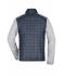 Men Men's Knitted Hybrid Jacket Light-melange/anthracite-melange 10460
