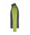 Heren Men's Knitted Hybrid Jacket Kiwi-melange/antraciet-melange 10460