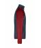 Heren Men's Knitted Hybrid Jacket Rood-melange/antraciet-melange 10460