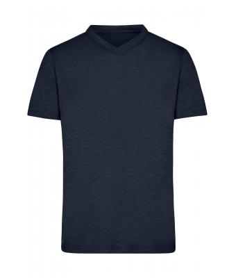Herren Men's Slub T-Shirt Navy 8589