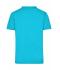 Herren Men's Slub T-Shirt Turquoise 8589