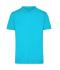 Herren Men's Slub T-Shirt Turquoise 8589