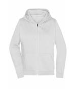 Damen Ladies' Promo Zip Hoody White 10449