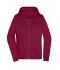 Damen Ladies' Promo Zip Hoody Wine 10449