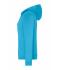 Dames Ladies' Promo Zip Hoody Turquoise 10449