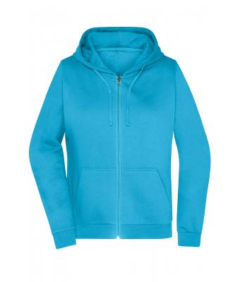 Dames Ladies' Promo Zip Hoody Turquoise 10449