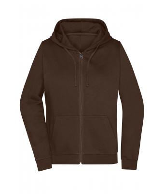 Ladies Ladies' Promo Zip Hoody Brown 10449