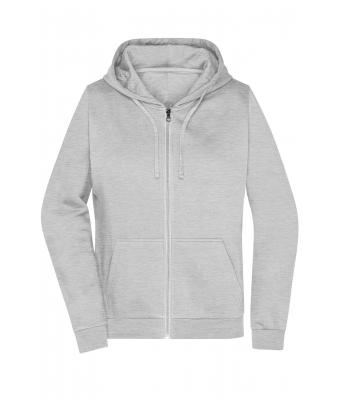 Ladies Ladies' Promo Zip Hoody Grey-heather 10449