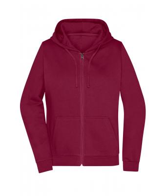 Dames Ladies' Promo Zip Hoody Wijnrood 10449