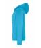 Femme Sweat à capuche promo femme Turquoise 10449