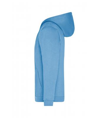 Men Men's Promo Zip Hoody Sky-blue 10445