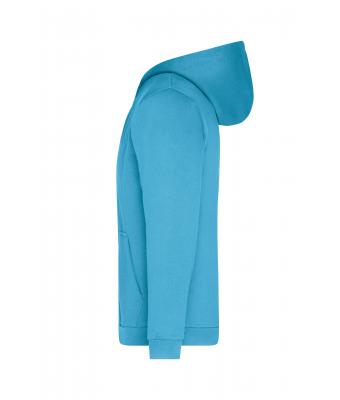 Men Men's Promo Zip Hoody Turquoise 10445