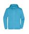 Men Men's Promo Zip Hoody Turquoise 10445
