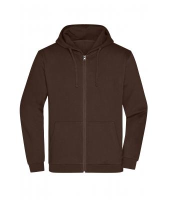 Men Men's Promo Zip Hoody Brown 10445