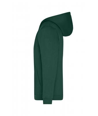 Men Men's Promo Zip Hoody Dark-green 10445