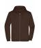Men Men's Promo Zip Hoody Brown 10445