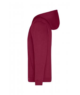 Heren Men's Promo Zip Hoody Wijnrood 10445