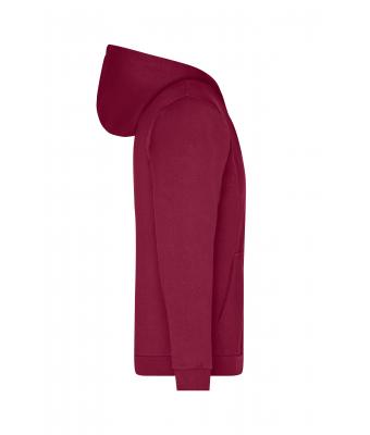 Heren Men's Promo Zip Hoody Wijnrood 10445