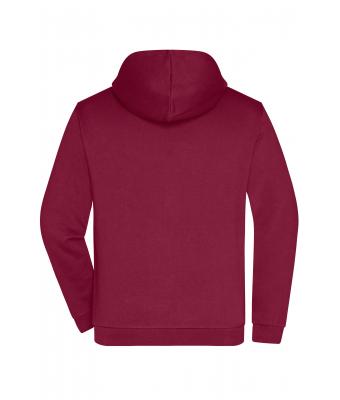 Heren Men's Promo Zip Hoody Wijnrood 10445