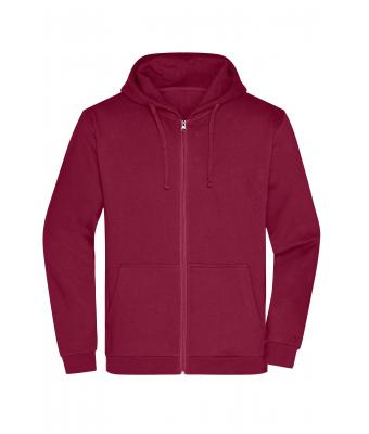 Heren Men's Promo Zip Hoody Wijnrood 10445