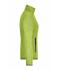 Dames Ladies' Knitted Fleece Jacket Kiwi-melange/royal 8304