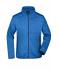 Herren Men's Knitted Fleece Jacket Royal-melange/red 8305
