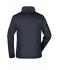 Men Men's Knitted Fleece Jacket Dark-grey-melange/silver 8305