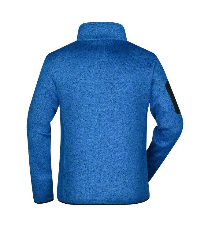 Homme Veste polaire tricoté homme Royal-mélange/rouge 8305
