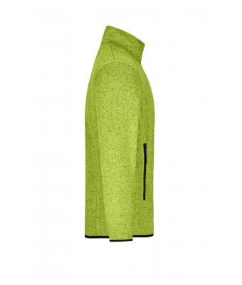 Homme Veste polaire tricoté homme Kiwi-mélange/royal 8305