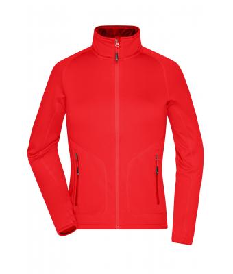 Damen Ladies' Stretchfleece Jacket Light-red/chili 8342