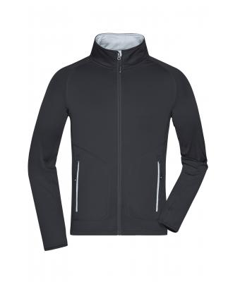 Men Men's Stretchfleece Jacket Black/silver 8343