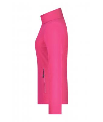 Dames Ladies' Basic Fleece Jacket Roze 8348