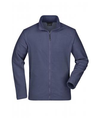 Men Men's Basic Fleece Jacket Navy 8349