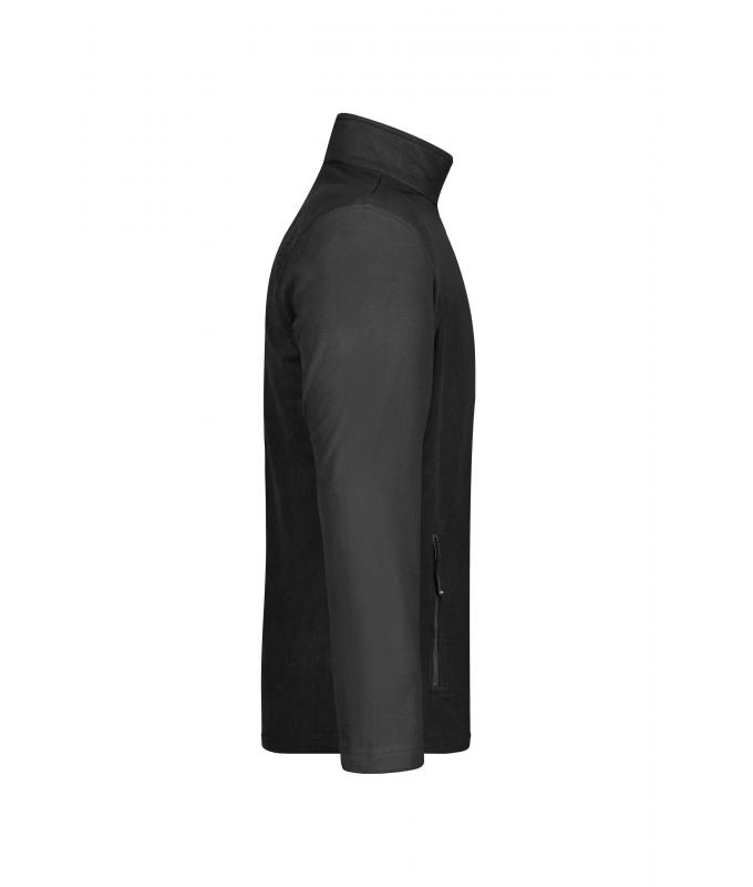 Heren Men's Basic Fleece Jacket Zwart 8349
