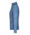 Dames Ladies' Fleece Jacket Blauw-melange/navy 8428