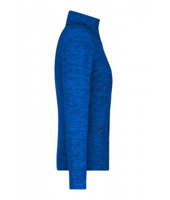 Dames Ladies' Fleece Jacket Royal-melange/blauw 8428